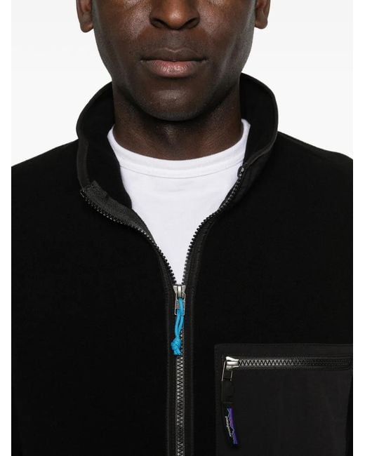 Patagonia Synchilla Jack Met Ritszak in het Black voor heren