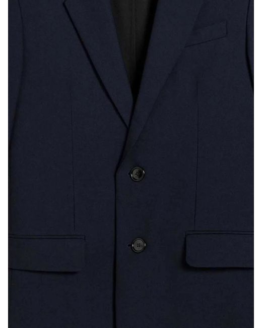 AMI Blue Two Buttons Jacket for men