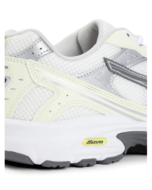 Mizuno White Mxr Lace-Up Sneakers