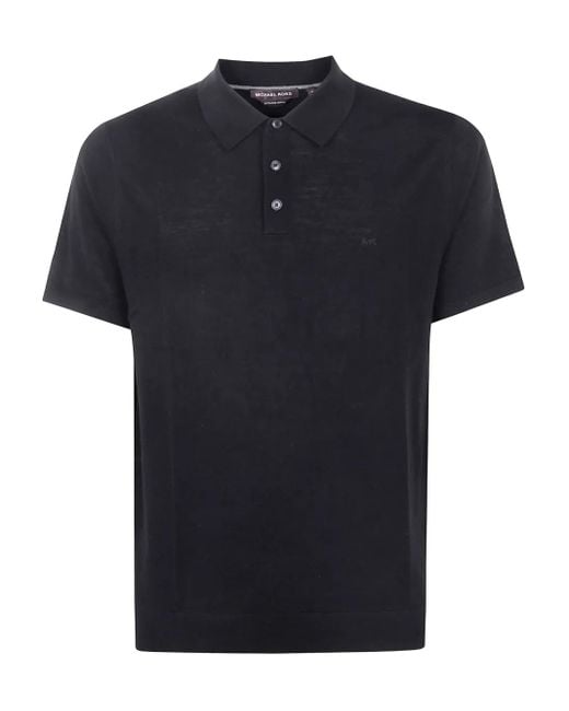 Michael Kors Poloshirt Met Korte Mouwen in het Black voor heren