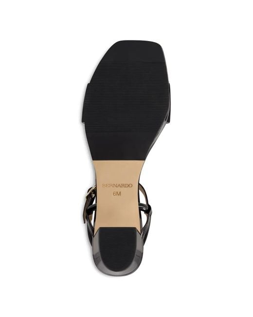Bernardo Black Canto Sandalen Mit Eckiger Kappe