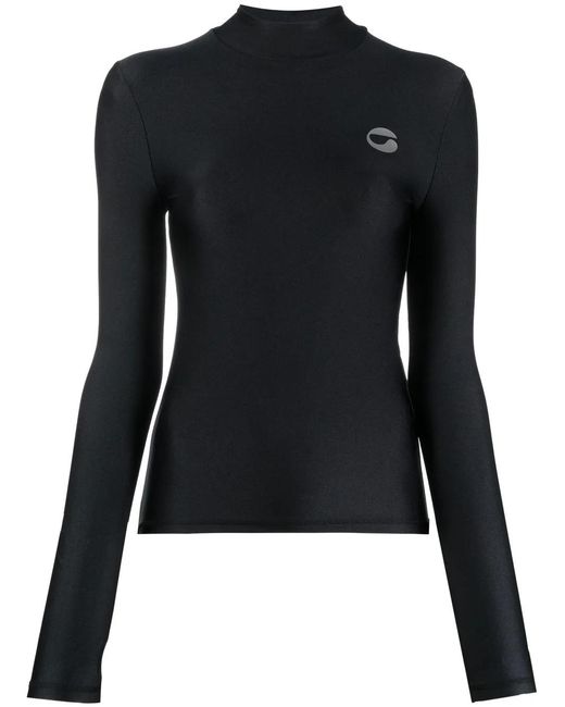Coperni Top Met Hoge Hals in het Black