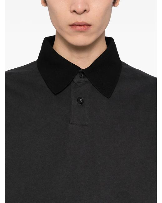 Agolde Black Marus Rugby Sweatshirt for men