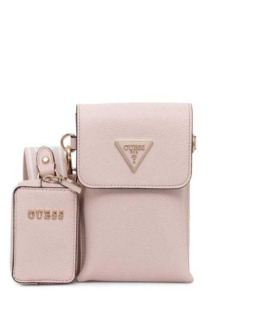 Guess Pink Latona Mobile Phone Holder