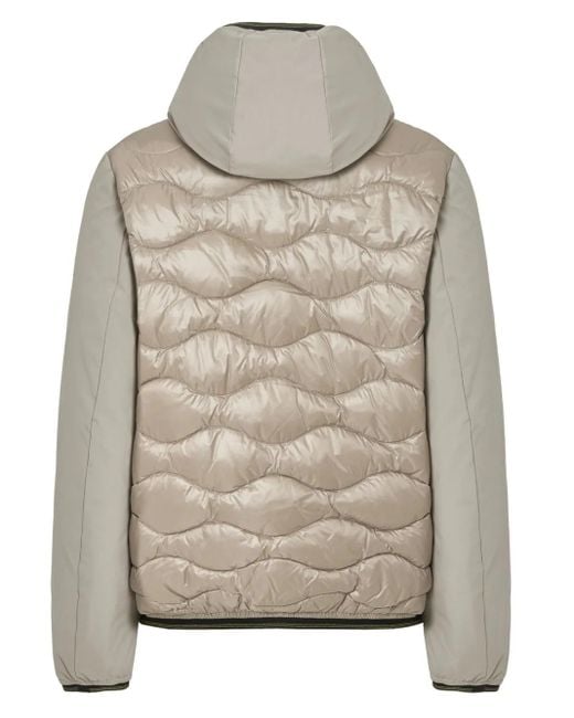 Blauer Gray Logo-Patch Padded Jacket for men