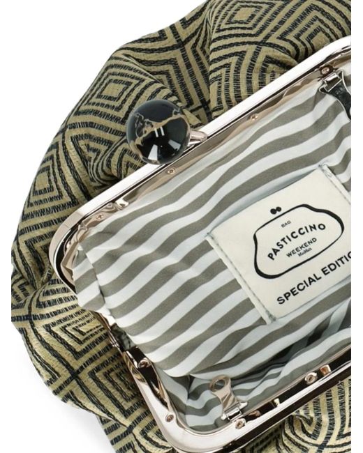 Weekend by Maxmara Metallic Pasticcino Geometric-Pattern Shoulder Bag