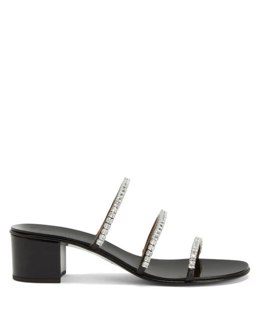 Giuseppe Zanotti Shiny Mignon 40mm ミュール White