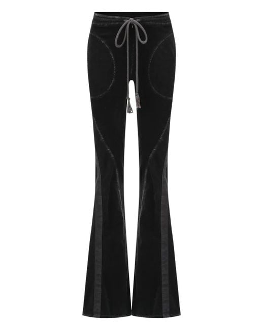 Oude Waag ベルベット パンツ Black