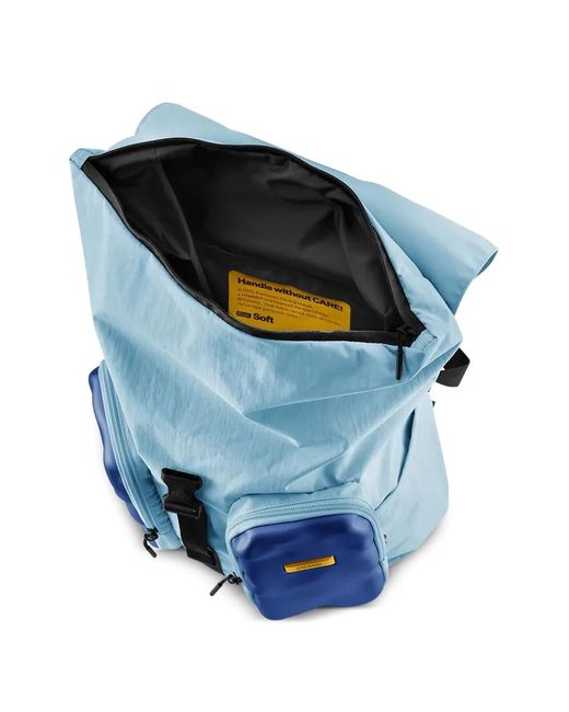 Crash Baggage Blue Soft Rucksack 2.0 Buckle-Fastening Backpack