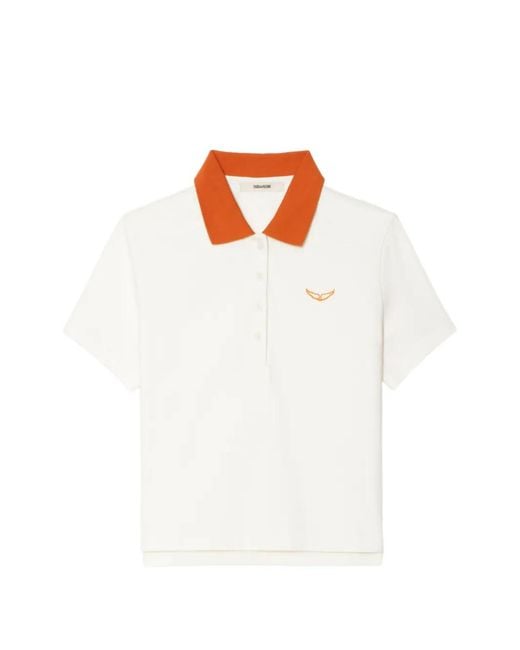 Zadig & Voltaire White Polo Mirta