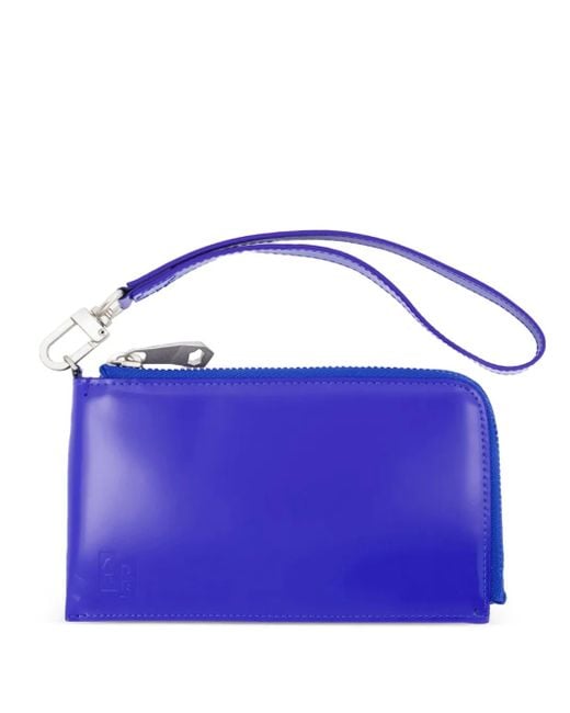 Adererror Blue Sig; Bl 02 Zip-Fastening Wristlet Wallet