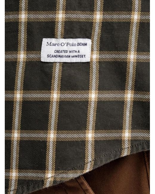 Marc O' Polo Gray Checked Shirt for men