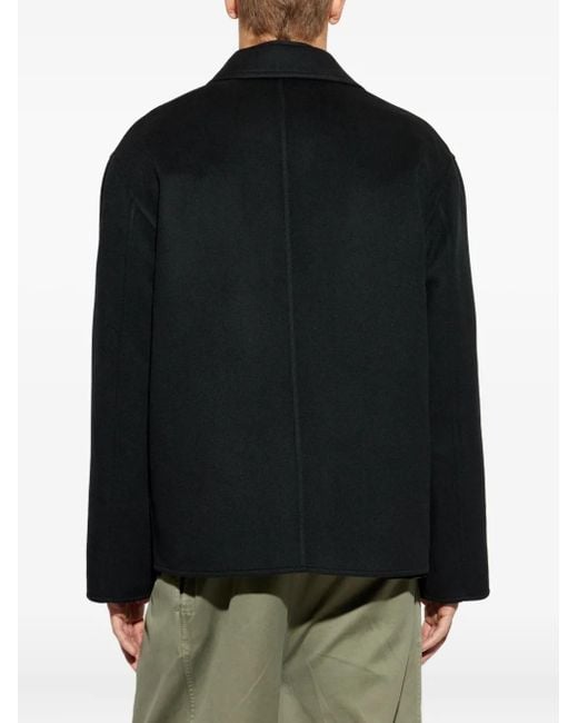 メンズ Loewe アナグラム ウールジャケット Black