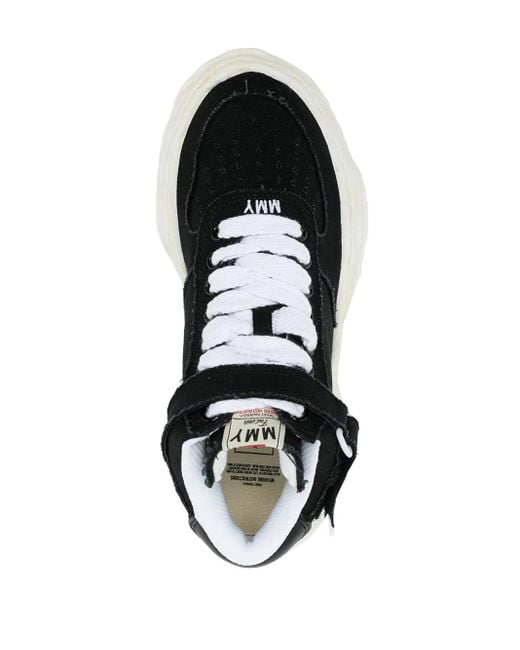 Maison Mihara Yasuhiro Black Wayne High-Top Sneakers