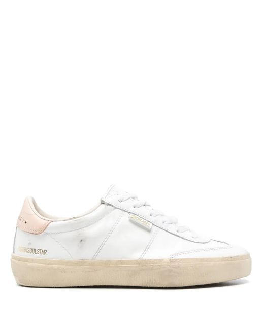 Golden Goose Deluxe Brand White Leather Sneakers