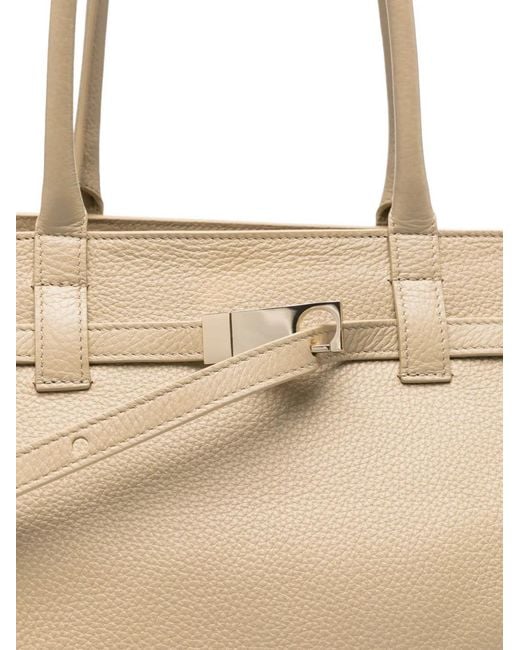 Benedetta Bruzziches Natural Zipped Tote Bag