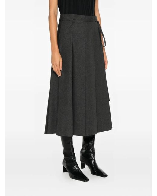 Herskind Black Pleated Skirt