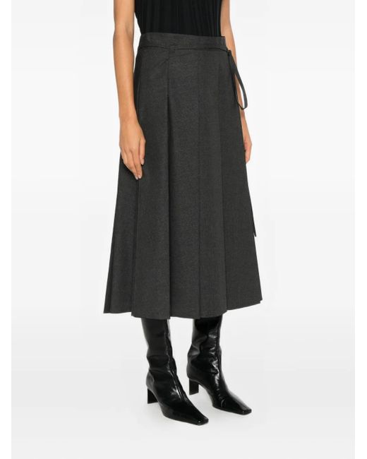 Herskind Black Pleated Skirt