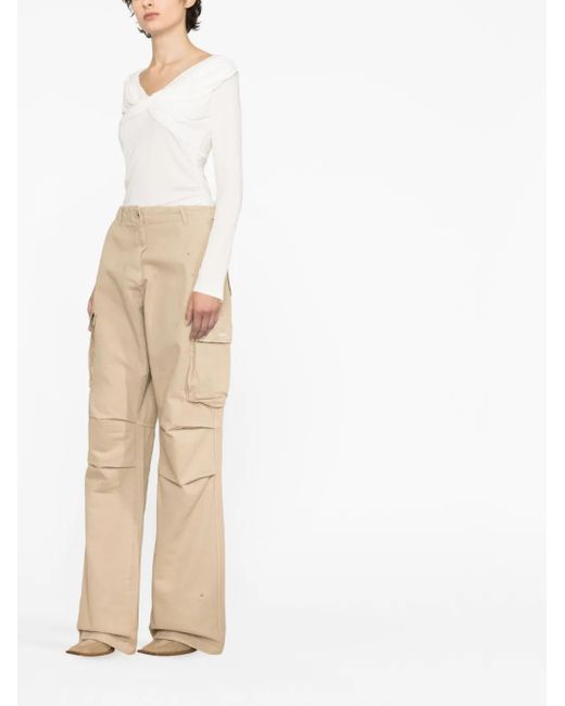 Coperni Natural Trousers Beige