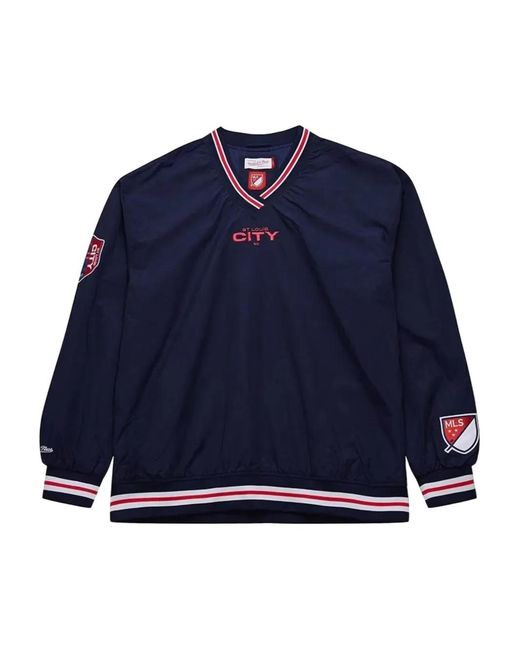 Mitchell & Ness Blue St. Louis City Sc Sweatshirt for men