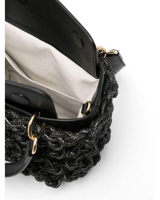THEMOIRÈ Black Kobo Knots Tote Bag