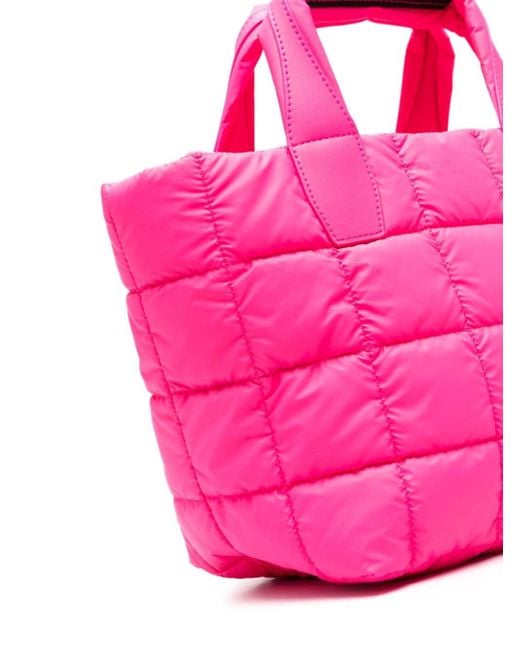Boho Pink Quilted Weekend Bag, Block Print
