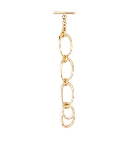 Charlotte Chesnais White Oversize Chain-Link Bracelet