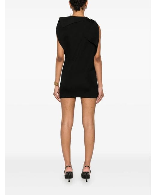 Jacquemus Black Dress With Appliqué