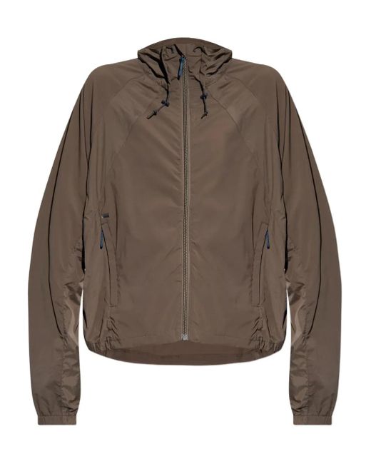 Rethinkit Studios Brown Hooded Zip-Front Jacket