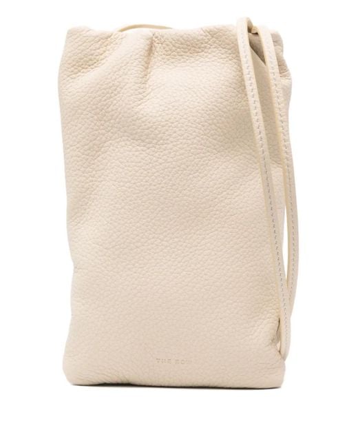 The Row Natural Grained-Leather Phone Case
