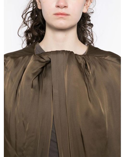 Rick Owens Green Masto Cape