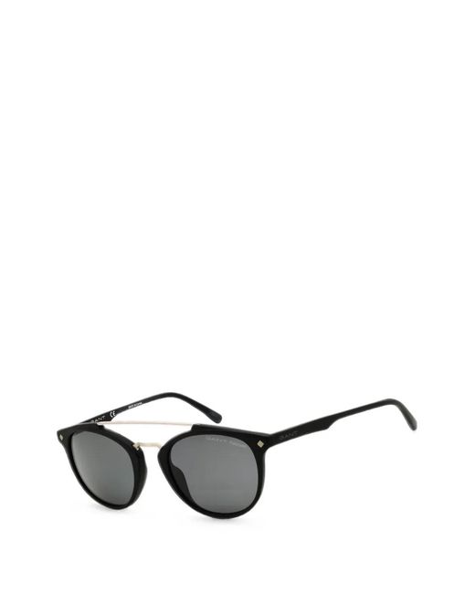 Gant Black Round-Frame Sunglasses for men