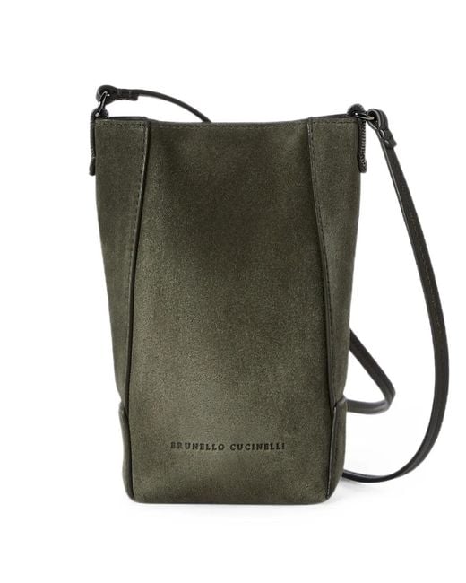 Brunello Cucinelli Green Duo Phone Holder