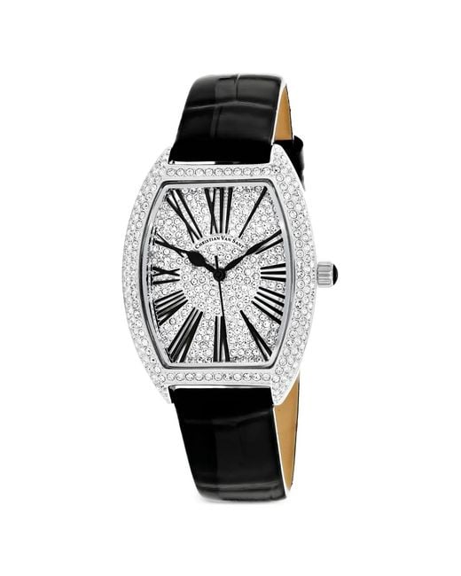 Christian Van Sant White Chic 36Mm Watch