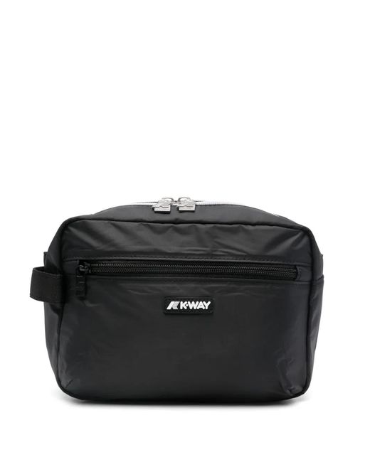 K-Way Black Demu Travel Bag for men