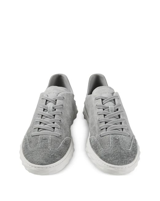 Jimmy Choo White Diamond Flex Sneakers for men