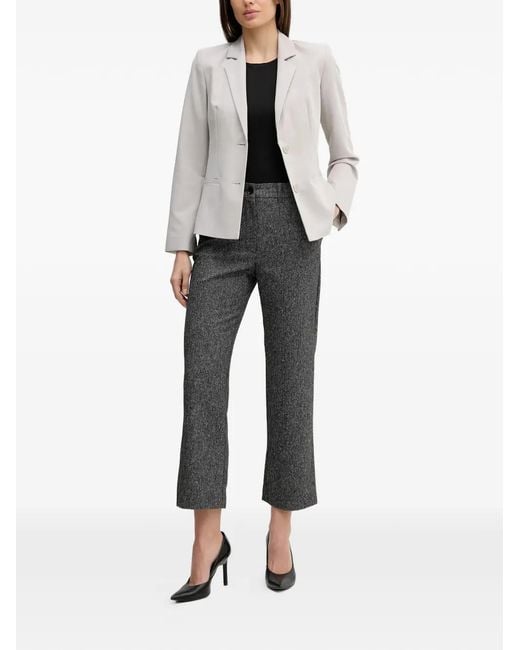 Sisley White Button-Up Blazer