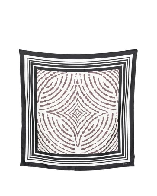 Joseph White Large Saff Silk Scarf
