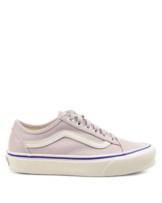 Vans White Old Skool Stripe-Detail Sneakers for men