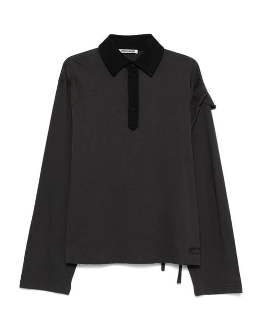 OTTOLINGER ジャージー ポロシャツ Black