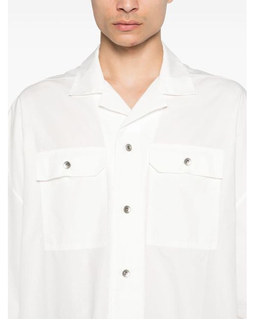 Rick Owens Katoenen Overhemd in het White voor heren
