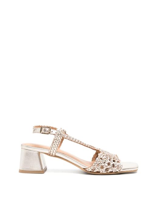 Gioseppo Natural Blissfield Woven Leather Sandals
