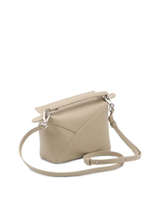 Loewe Natural Mini Puzzle Edge Tote Bag