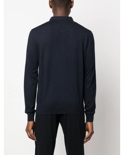 Corneliani Blue Half-Zip Sweatshirt for men
