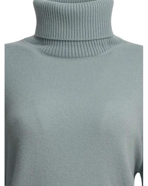 Semler Blue Pull En Cachemire À Col Roulé