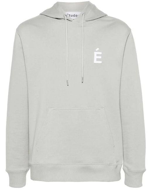 Etudes Studio White Klein Organic Cotton Hoodie