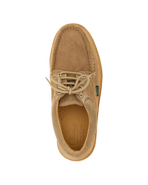 Zapatos derby de ante con cordones Paraboot de hombre de color Brown