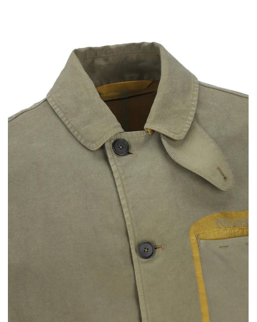 Massimo Osti Studio Green Patch-Pocket Jacket for men