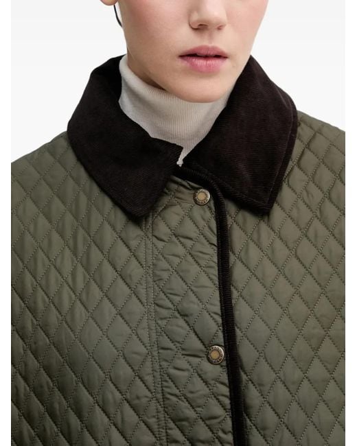 Barbour Green Oakham Quilted Jacket