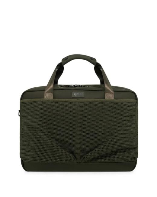 Boggi Black 3-Way Overnight Bag for men
